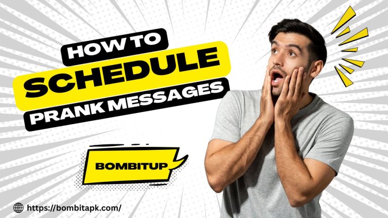 How to Schedule Prank Messages Using BombitUP?